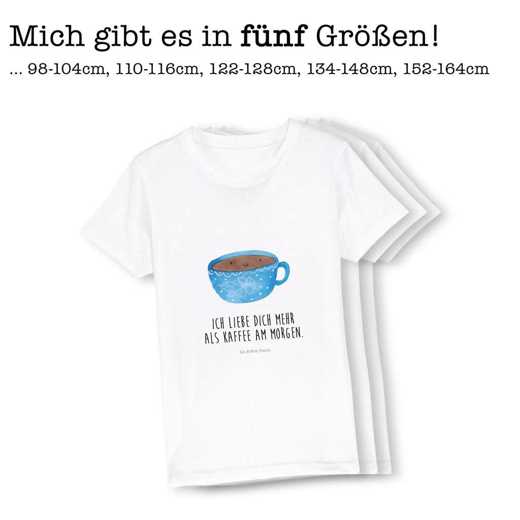 Organic Kinder T-Shirt Kaffee Tasse Kinder T-Shirt, Kinder T-Shirt Mädchen, Kinder T-Shirt Jungen, Tiermotive, Gute Laune, lustige Sprüche, Tiere, Kaffee, Tasse, Liebe, Geschmack, Genuss, Glücklich