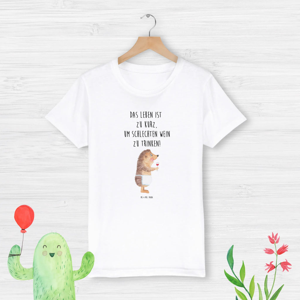 Organic Kinder T-Shirt Igel Wein Kinder T-Shirt, Kinder T-Shirt Mädchen, Kinder T-Shirt Jungen, Tiermotive, Gute Laune, lustige Sprüche, Tiere, Wein Spruch, Igel, Geschenk Weintrinker, Geschenk Weinliebhaber, Wein Deko, Weinglas, Rotwein, Weißwein, Wein trinken