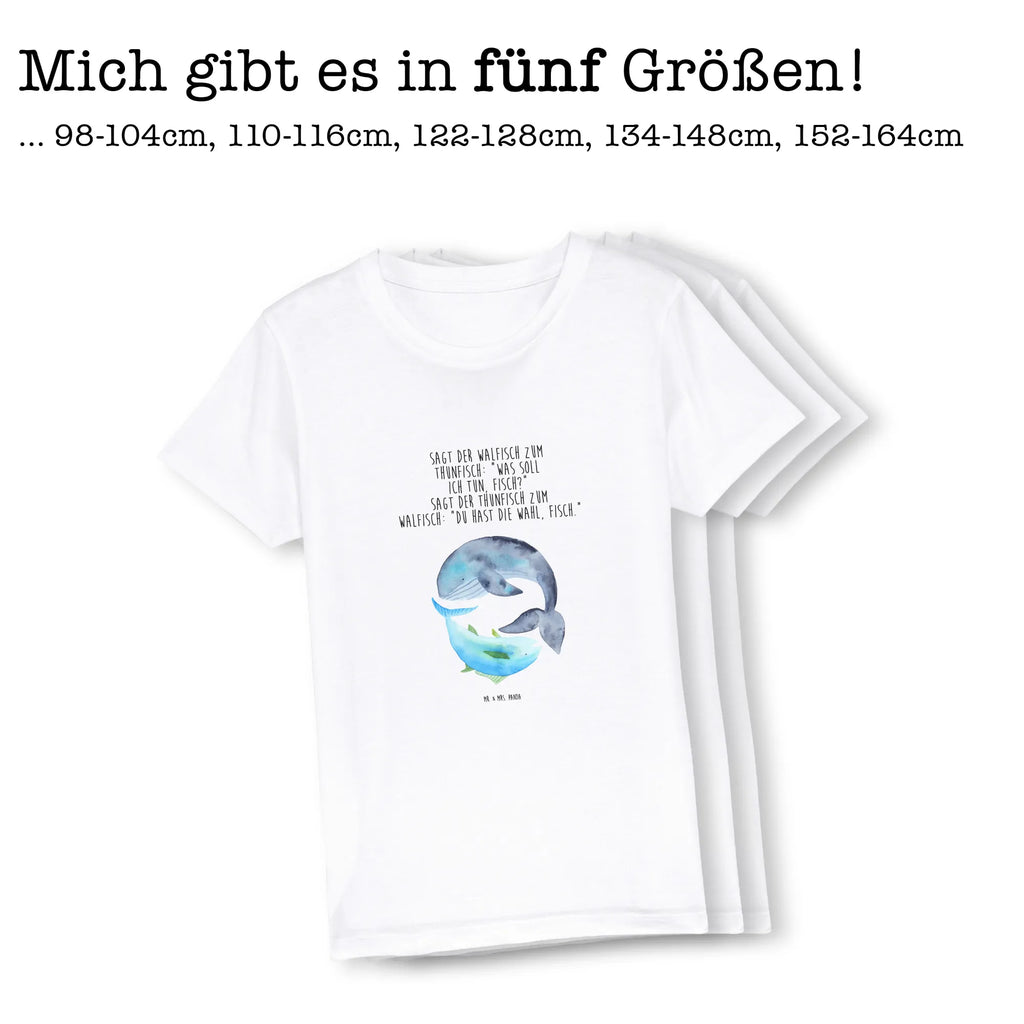 Organic Kinder T-Shirt Walfisch Thunfisch Kinder T-Shirt, Kinder T-Shirt Mädchen, Kinder T-Shirt Jungen, Tiermotive, Gute Laune, lustige Sprüche, Tiere, Wal, Wahl, Tunfisch, Wortwitz lustig, Spruch lustig, Flachwitz, Witz, Spruch des Tages, Flachwitz Geschenk