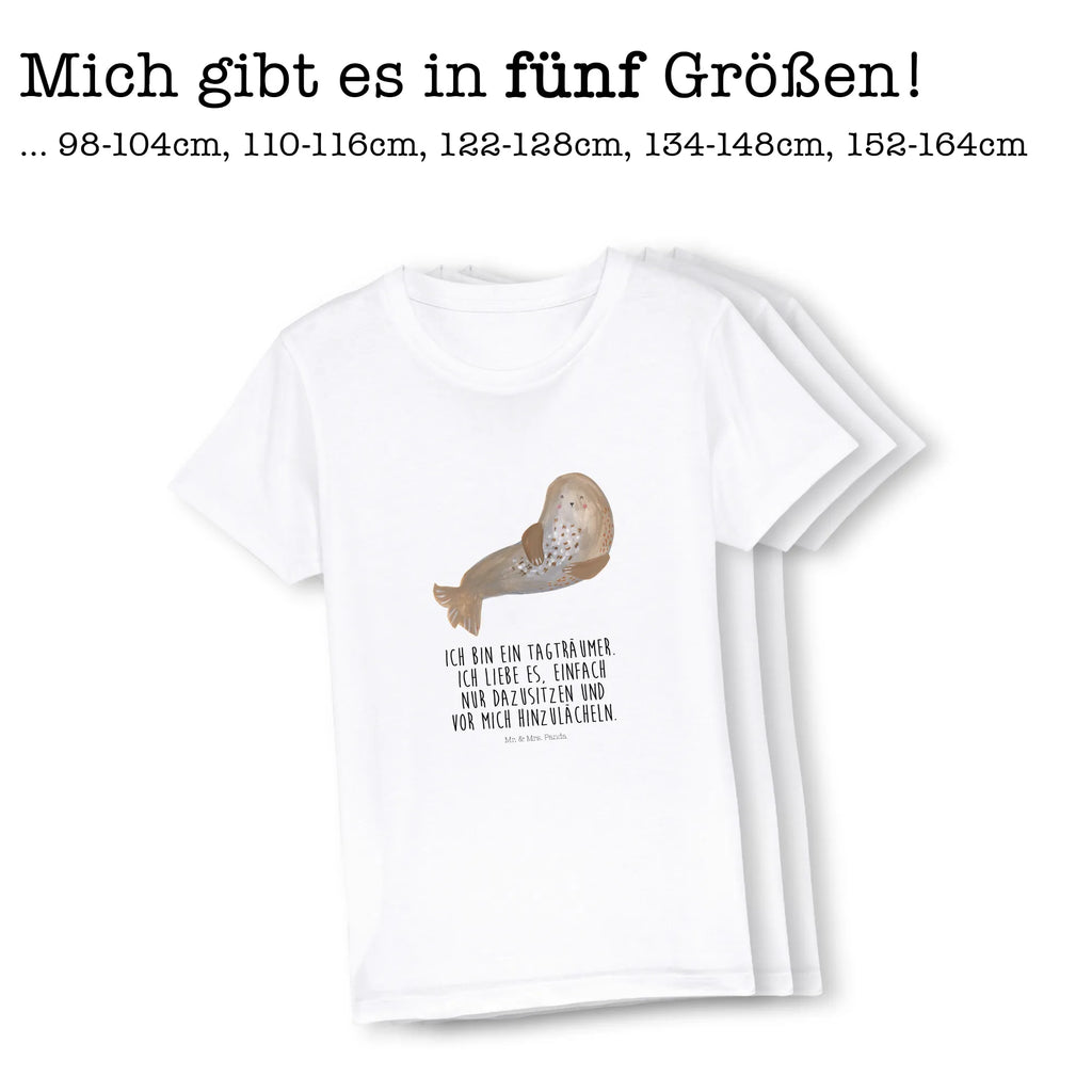 Organic Kinder T-Shirt Robbe Lachen Kinder T-Shirt, Kinder T-Shirt Mädchen, Kinder T-Shirt Jungen, Tiermotive, Gute Laune, lustige Sprüche, Tiere, Robbe, Robben, Seehund, Strand, Meerestier, Ostsee, Nordsee