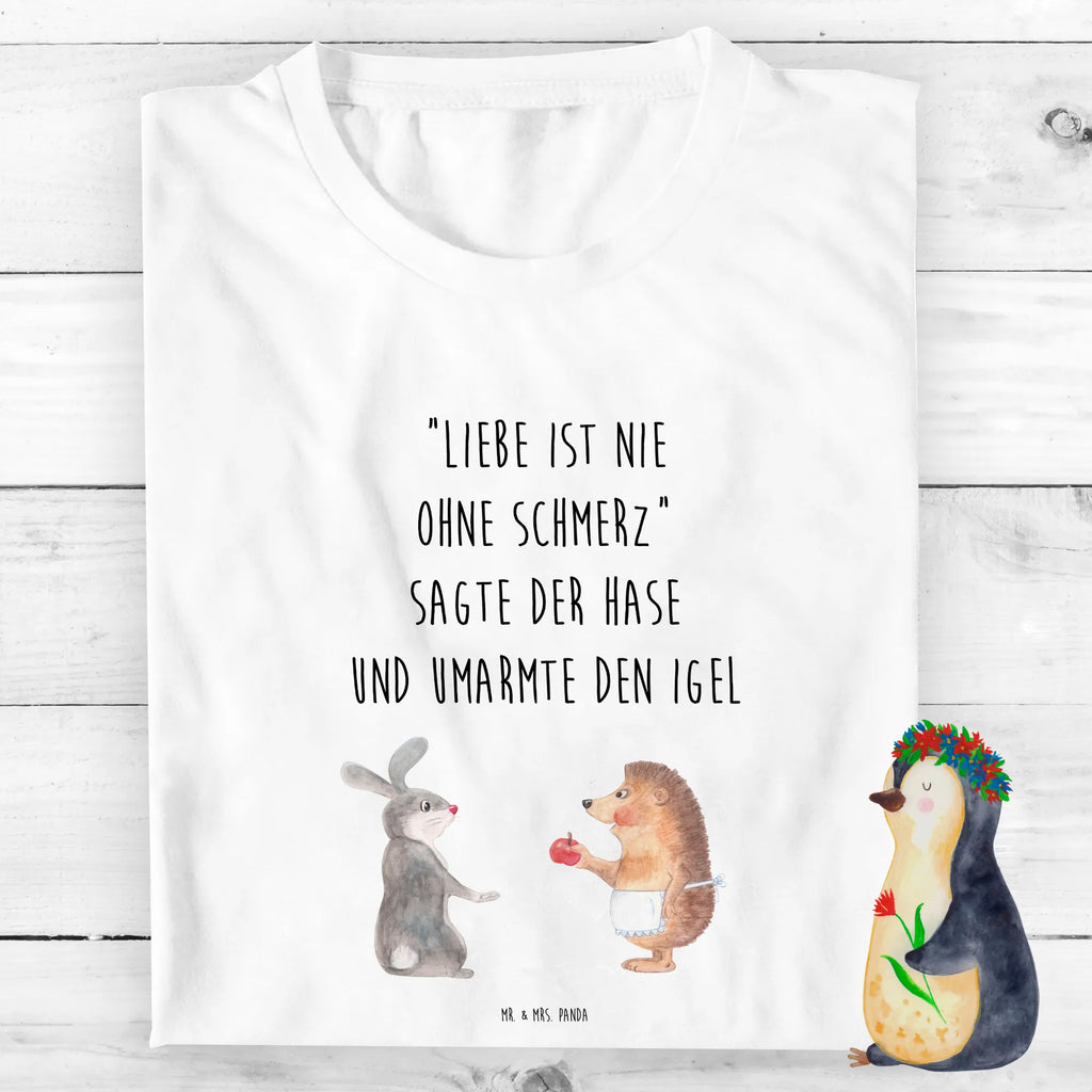 Organic Kinder T-Shirt Hase Igel Kinder T-Shirt, Kinder T-Shirt Mädchen, Kinder T-Shirt Jungen, Tiermotive, Gute Laune, lustige Sprüche, Tiere, Igel und Hase, Igel, Hase, Liebe Spruch, Liebeskummer Geschenk, Herzschmerz, Trösten, Trennungsschmerz, Spruch romantisch