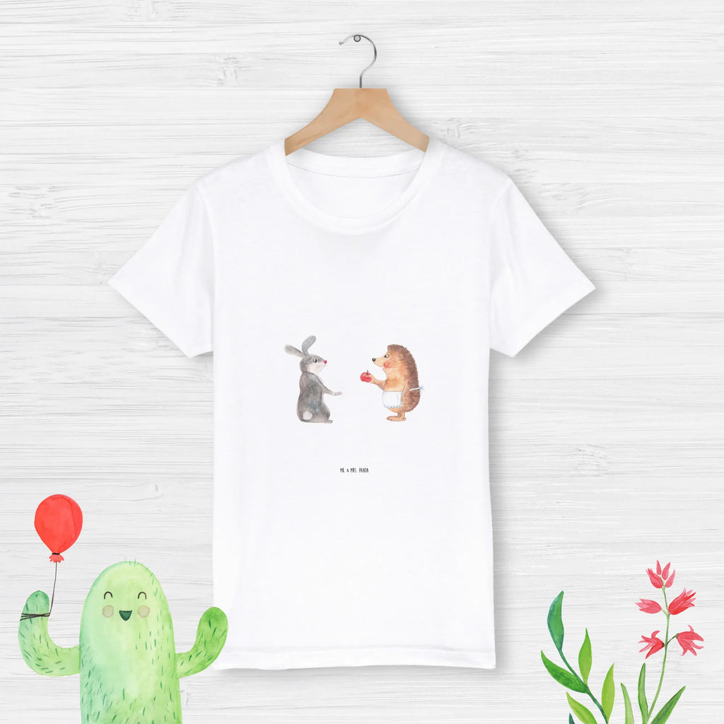 Organic Kinder T-Shirt Hase Igel Kinder T-Shirt, Kinder T-Shirt Mädchen, Kinder T-Shirt Jungen, Tiermotive, Gute Laune, lustige Sprüche, Tiere, Igel und Hase, Igel, Hase, Liebe Spruch, Liebeskummer Geschenk, Herzschmerz, Trösten, Trennungsschmerz, Spruch romantisch