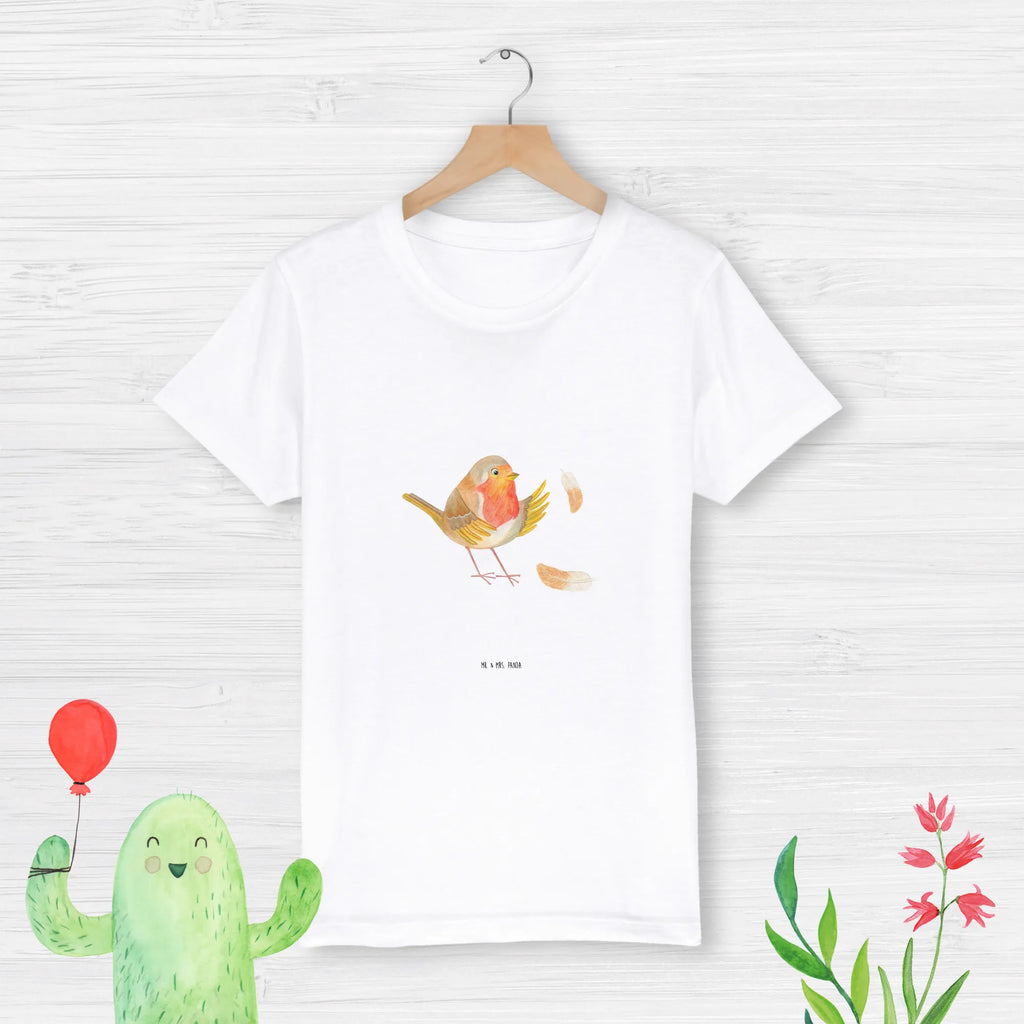 Organic Kinder T-Shirt Rotkehlchen Federn Kinder T-Shirt, Kinder T-Shirt Mädchen, Kinder T-Shirt Jungen, Tiermotive, Gute Laune, lustige Sprüche, Tiere, What if i fall, Rotkehlchen, Spruch Motivation, Spruch Mut, Vogel, Motivation Sprüche, Motivationsbilder, fliegen