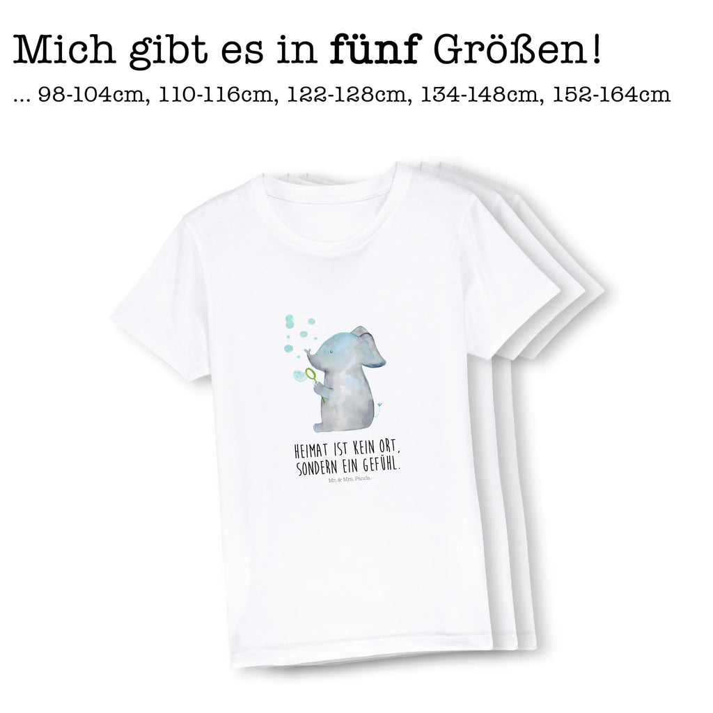 Organic Kinder T-Shirt Elefant Seifenblasen Kinder T-Shirt, Kinder T-Shirt Mädchen, Kinder T-Shirt Jungen, Tiermotive, Gute Laune, lustige Sprüche, Tiere, Elefant, Elefanten, Dickhäuter, Rüsseltier, Seifenblasen, Liebe, Heimat, Gefühl. Daheim, Liebesbeweis, Liebesspruch