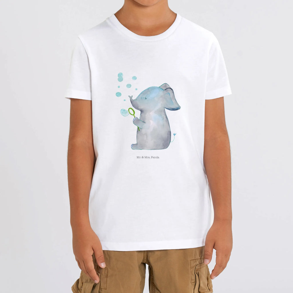 Organic Kinder T-Shirt Elefant Seifenblasen Kinder T-Shirt, Kinder T-Shirt Mädchen, Kinder T-Shirt Jungen, Tiermotive, Gute Laune, lustige Sprüche, Tiere, Elefant, Elefanten, Dickhäuter, Rüsseltier, Seifenblasen, Liebe, Heimat, Gefühl. Daheim, Liebesbeweis, Liebesspruch