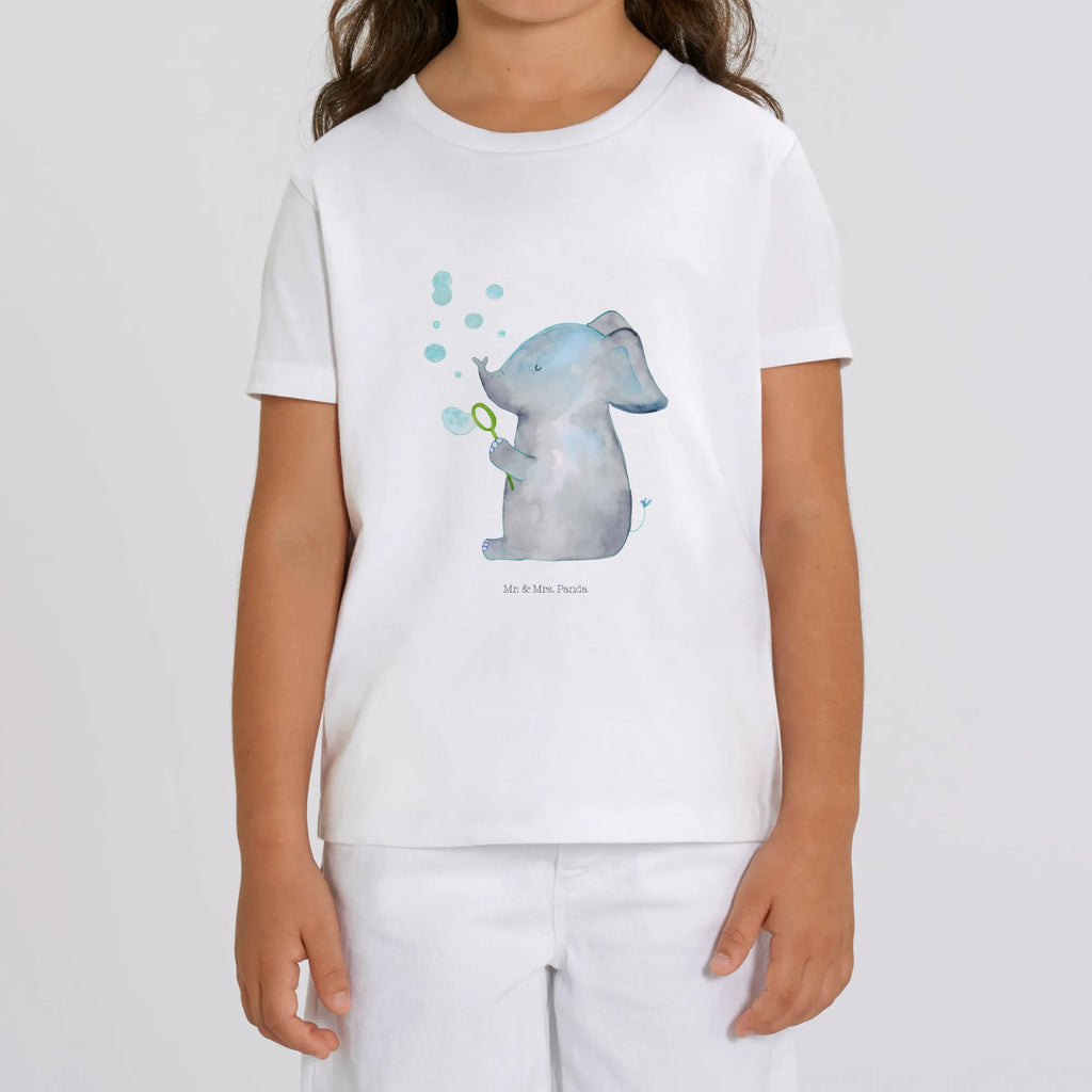 Organic Kinder T-Shirt Elefant Seifenblasen Kinder T-Shirt, Kinder T-Shirt Mädchen, Kinder T-Shirt Jungen, Tiermotive, Gute Laune, lustige Sprüche, Tiere, Elefant, Elefanten, Dickhäuter, Rüsseltier, Seifenblasen, Liebe, Heimat, Gefühl. Daheim, Liebesbeweis, Liebesspruch