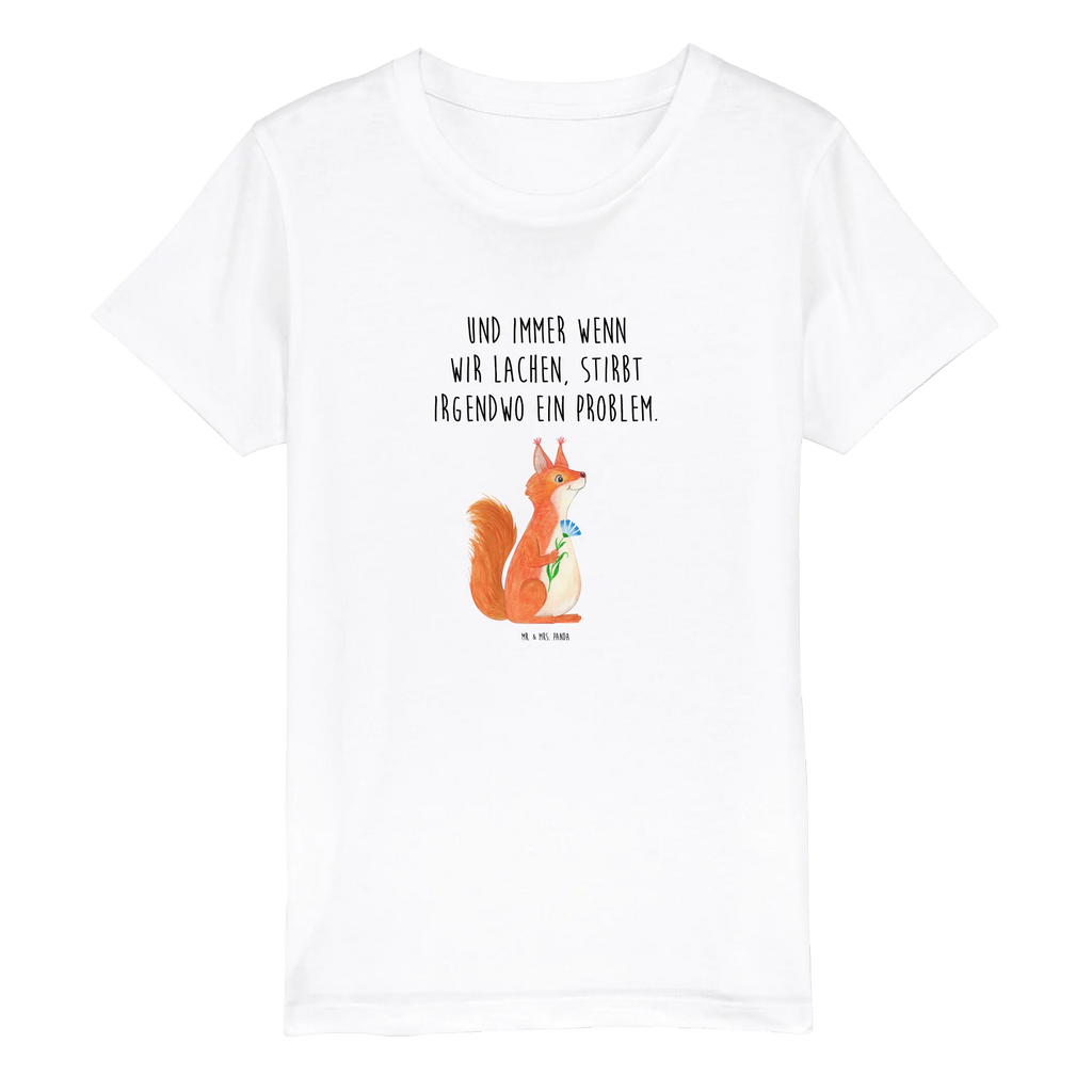 Organic Kinder T-Shirt Eichhörnchen Blume Kinder T-Shirt, Kinder T-Shirt Mädchen, Kinder T-Shirt Jungen, Tiermotive, Gute Laune, lustige Sprüche, Tiere, Eichhörnchen, Eichhorn, Spruch positiv, Lachen, Spaß, Motivation Sprüche, Motivation Bilder, glücklich Spruch, Spruch Deko