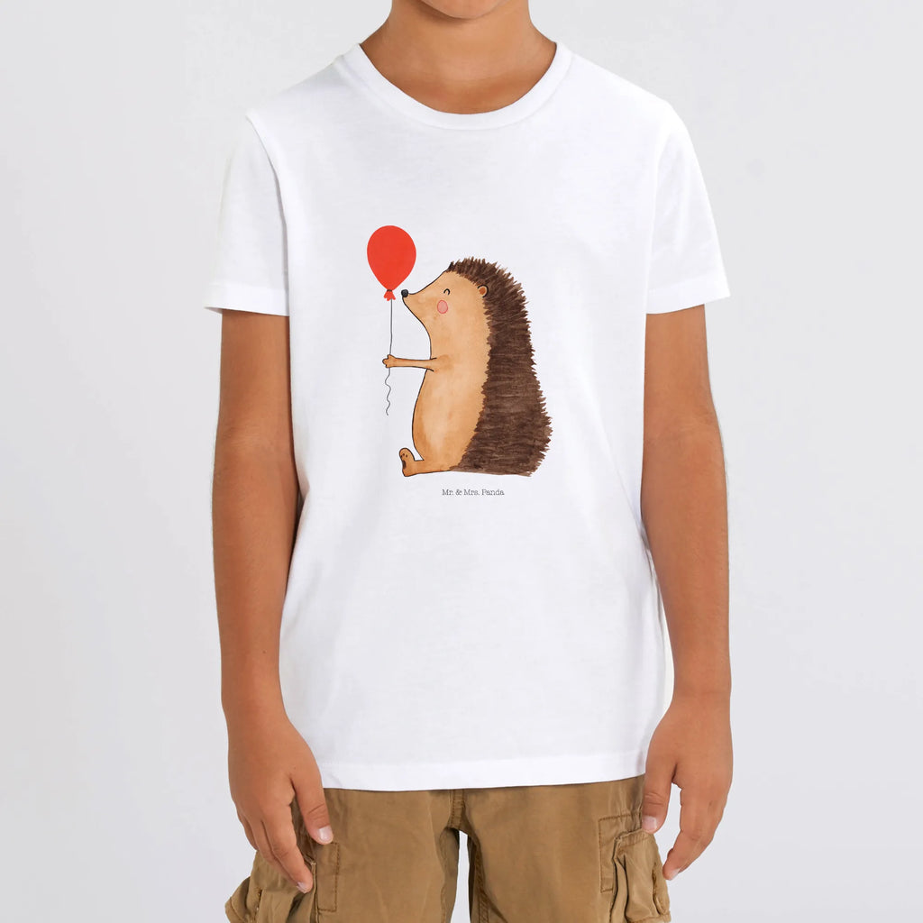 Organic Kinder T-Shirt Igel Luftballon Kinder T-Shirt, Kinder T-Shirt Mädchen, Kinder T-Shirt Jungen, Tiermotive, Gute Laune, lustige Sprüche, Tiere, Igel, Geburtstag, Herzlichen Glückwunsch, Glückwunsch, Geburtstagskind, Ballon, Happy Birthday