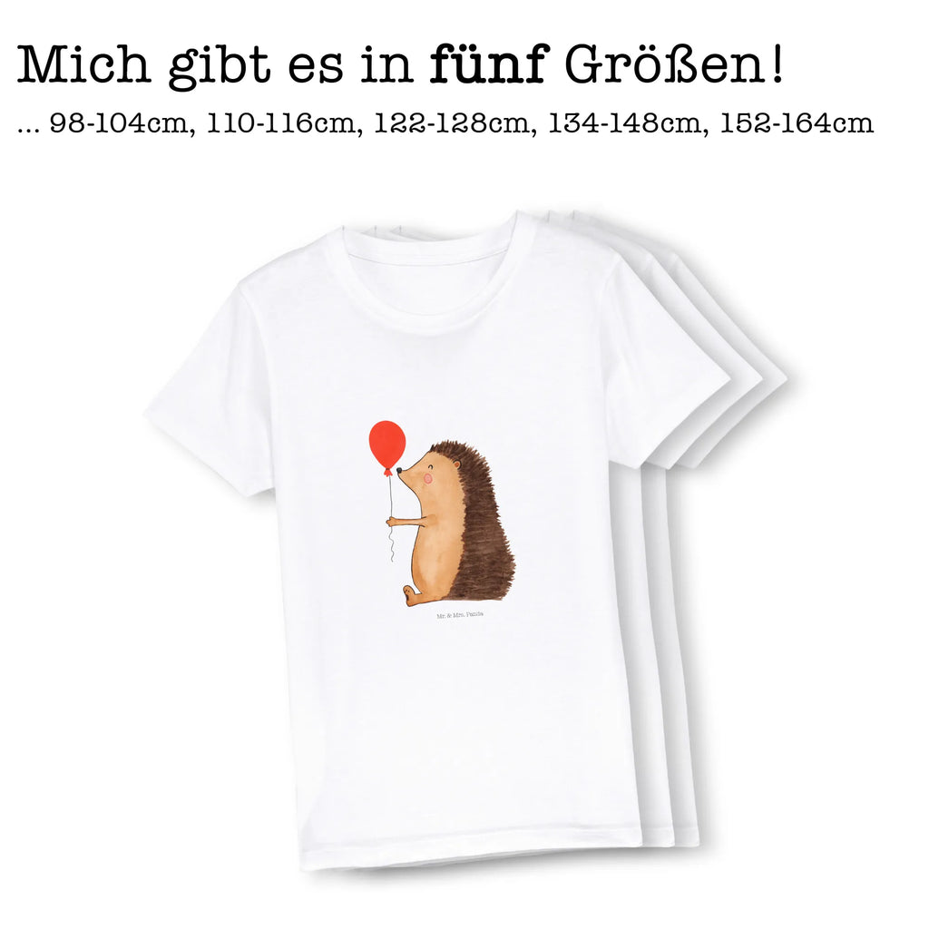 Organic Kinder T-Shirt Igel Luftballon Kinder T-Shirt, Kinder T-Shirt Mädchen, Kinder T-Shirt Jungen, Tiermotive, Gute Laune, lustige Sprüche, Tiere, Igel, Geburtstag, Herzlichen Glückwunsch, Glückwunsch, Geburtstagskind, Ballon, Happy Birthday