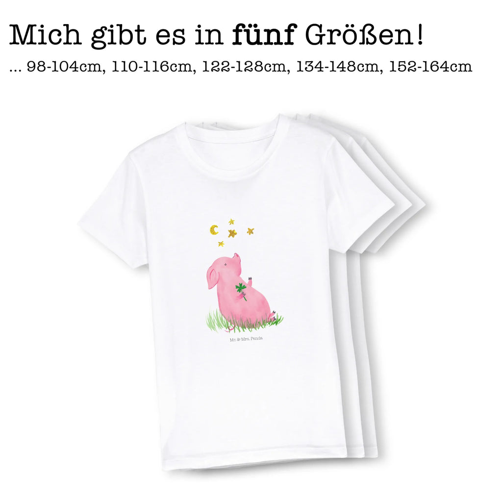 Organic Kinder T-Shirt Schwein Glück Kinder T-Shirt, Kinder T-Shirt Mädchen, Kinder T-Shirt Jungen, Tiermotive, Gute Laune, lustige Sprüche, Tiere, Glücksschwein. Glück, Schwein, Schweinchen, Sterne, Sernchen, Ziele, Träume, Motivation, Glücksbringer