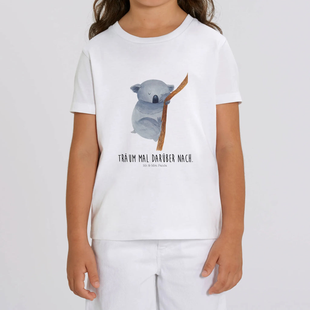 Organic Kinder T-Shirt Koalabär Kinder T-Shirt, Kinder T-Shirt Mädchen, Kinder T-Shirt Jungen, Tiermotive, Gute Laune, lustige Sprüche, Tiere, Koala, träumen, Traum, schlafen, Schlafzimmer, Traumland, Bär, Koalabär