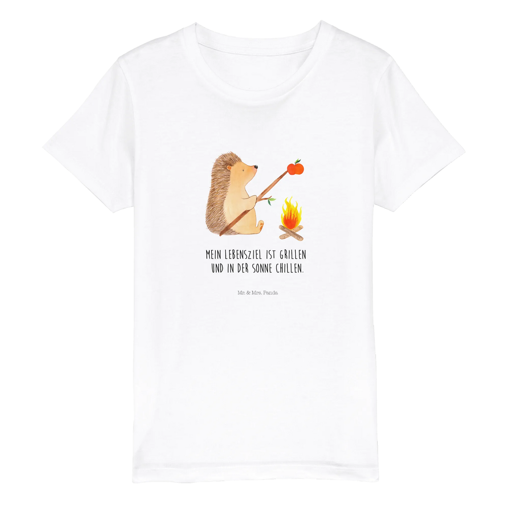 Organic Kinder T-Shirt Igel Grillen Kinder T-Shirt, Kinder T-Shirt Mädchen, Kinder T-Shirt Jungen, Tiermotive, Gute Laune, lustige Sprüche, Tiere, Igel, Grillen, Ziele, Motivation, arbeitslos, Sinn des Lebens, Spruch