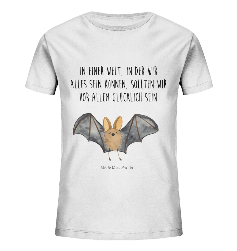 Organic Kinder T-Shirt Fledermaus Flügel Kinder T-Shirt, Kinder T-Shirt Mädchen, Kinder T-Shirt Jungen, Tiermotive, Gute Laune, lustige Sprüche, Tiere