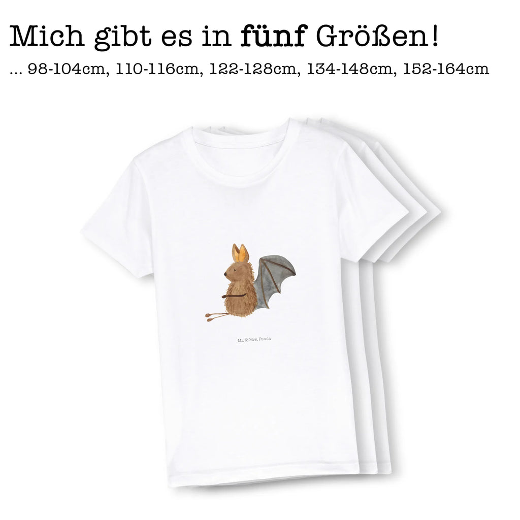 Organic Kinder T-Shirt Fledermaus Sitzen Kinder T-Shirt, Kinder T-Shirt Mädchen, Kinder T-Shirt Jungen, Tiermotive, Gute Laune, lustige Sprüche, Tiere, Fledermaus, Fledermäuse, Motivation, entspannen