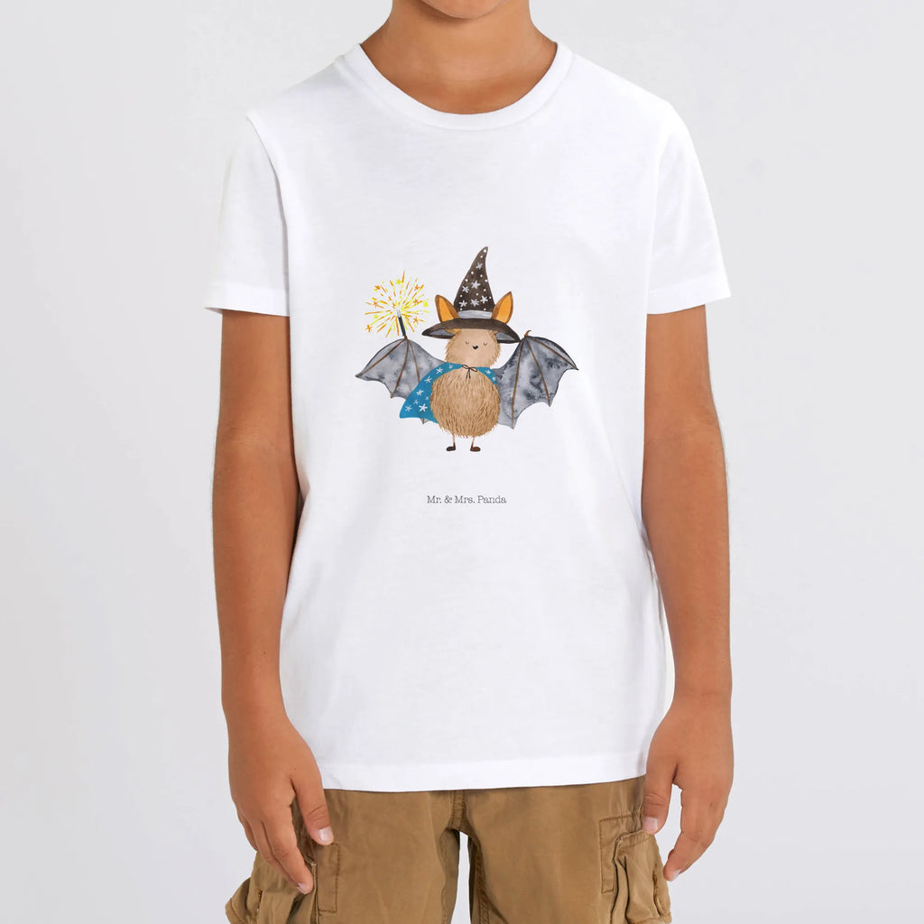 Organic Kinder T-Shirt Fledermaus Zauberer Kinder T-Shirt, Kinder T-Shirt Mädchen, Kinder T-Shirt Jungen, Tiermotive, Gute Laune, lustige Sprüche, Tiere, Fledermaus, Fledermäuse, Zauberer, Magier, Frauen, reinsteigern