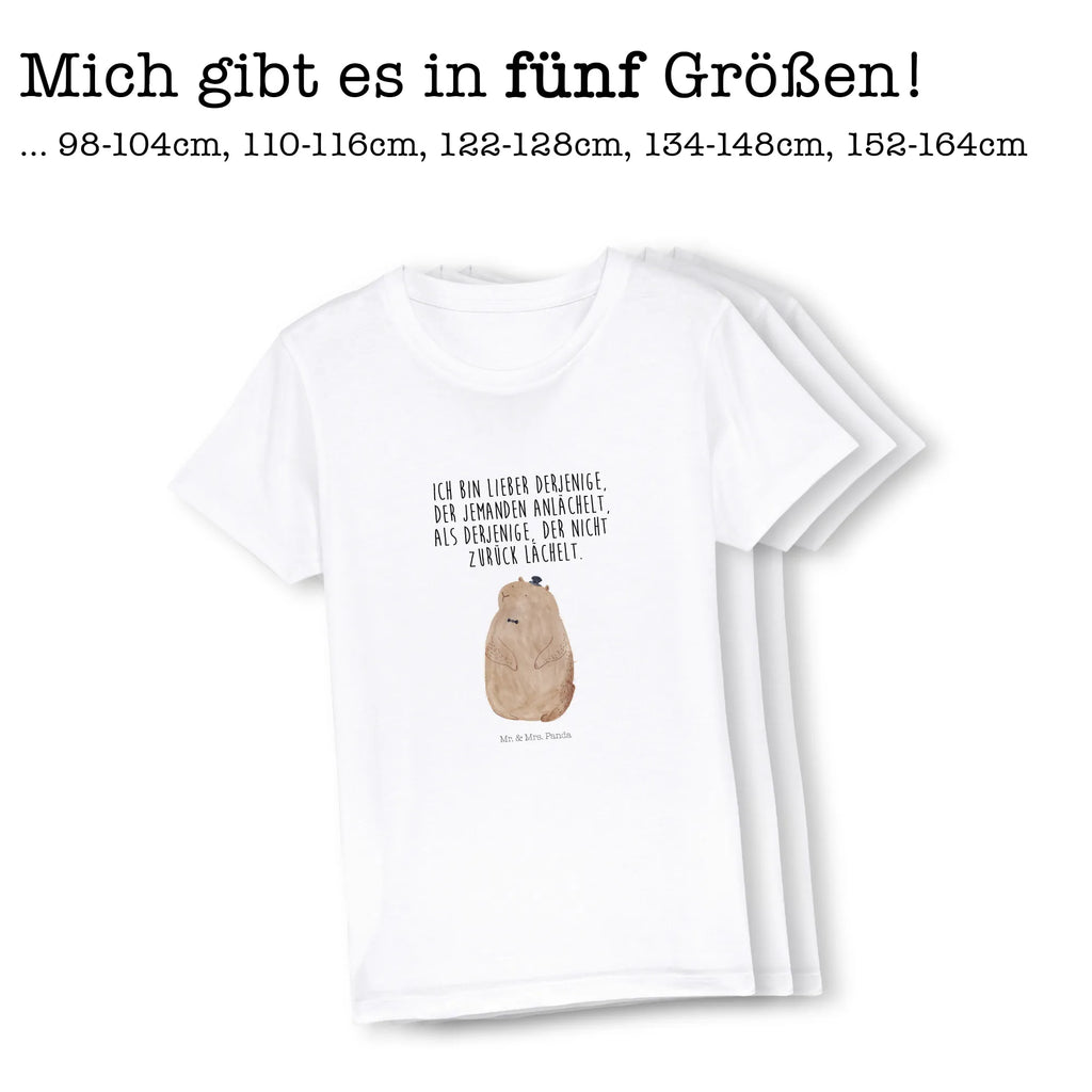 Organic Kinder T-Shirt Murmeltier Kinder T-Shirt, Kinder T-Shirt Mädchen, Kinder T-Shirt Jungen, Tiermotive, Gute Laune, lustige Sprüche, Tiere, Murmeltier, Knigge, Fröhlichkeit, Freundlichkeit, Respekt, Anstand