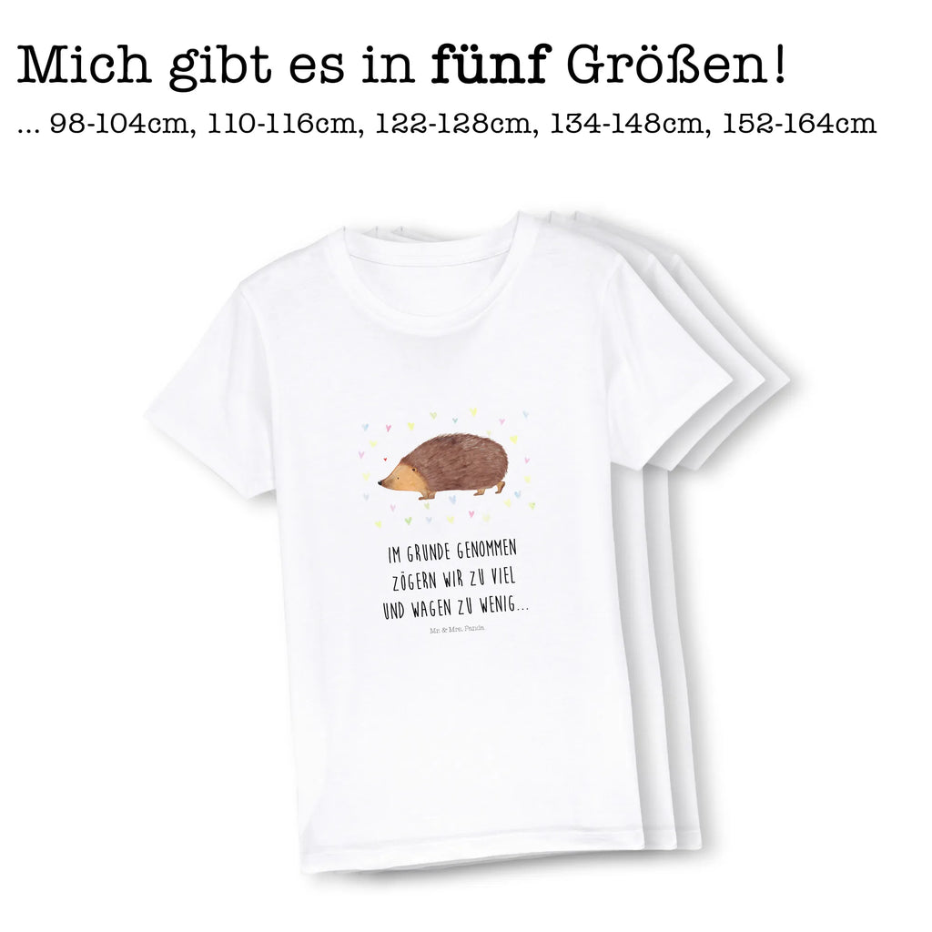 Organic Kinder T-Shirt Igel Herzen Kinder T-Shirt, Kinder T-Shirt Mädchen, Kinder T-Shirt Jungen, Tiermotive, Gute Laune, lustige Sprüche, Tiere, Liebe, Herz, Herzen, Igel, Vertrauen, Kuss, Leben