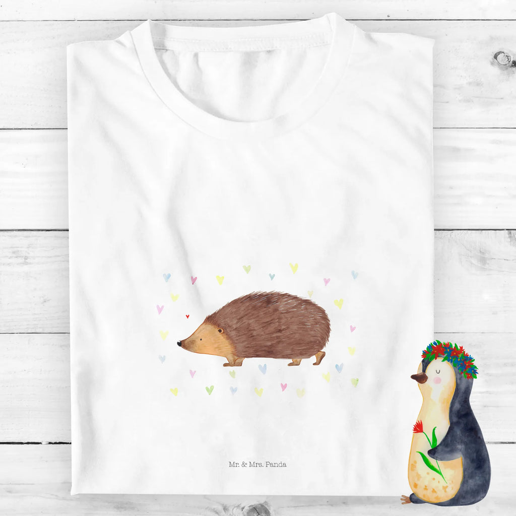 Organic Kinder T-Shirt Igel Herzen Kinder T-Shirt, Kinder T-Shirt Mädchen, Kinder T-Shirt Jungen, Tiermotive, Gute Laune, lustige Sprüche, Tiere, Liebe, Herz, Herzen, Igel, Vertrauen, Kuss, Leben