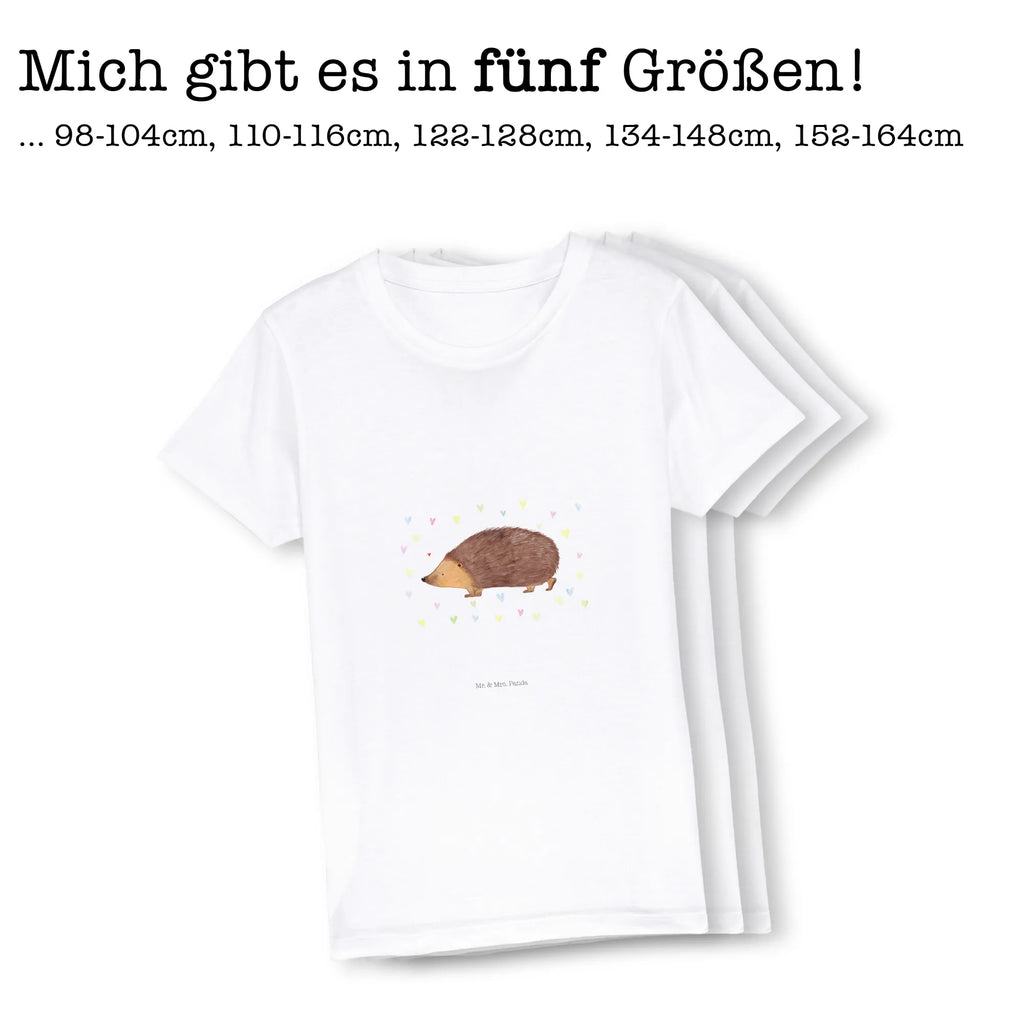 Organic Kinder T-Shirt Igel Herzen Kinder T-Shirt, Kinder T-Shirt Mädchen, Kinder T-Shirt Jungen, Tiermotive, Gute Laune, lustige Sprüche, Tiere, Liebe, Herz, Herzen, Igel, Vertrauen, Kuss, Leben