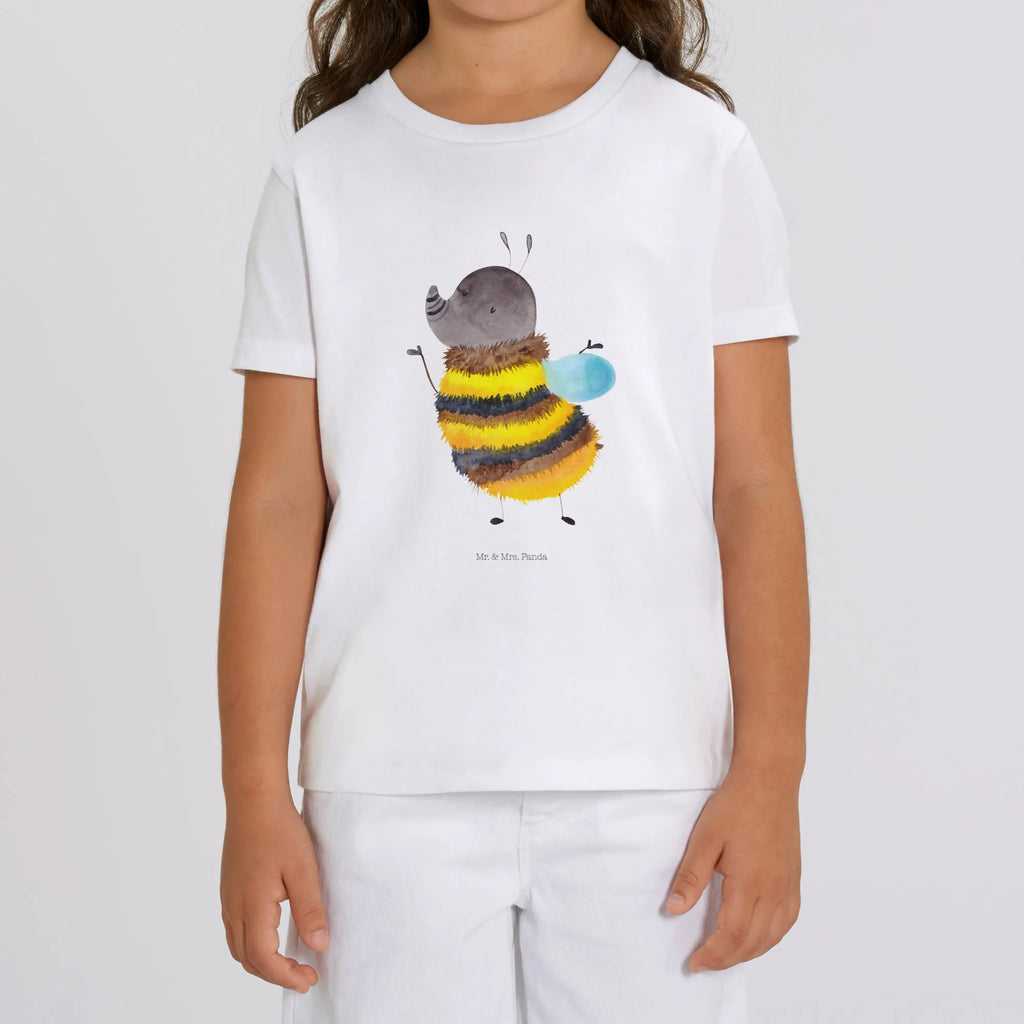 Organic Kinder T-Shirt Hummel flauschig Kinder T-Shirt, Kinder T-Shirt Mädchen, Kinder T-Shirt Jungen, Tiermotive, Gute Laune, lustige Sprüche, Tiere, Hummel, Flauschig, Biene, Blume, Natur