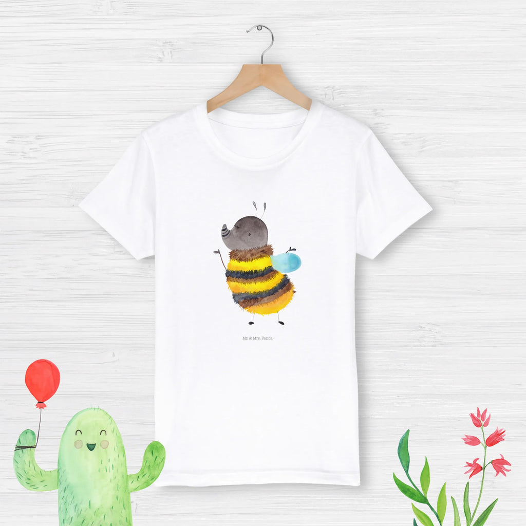 Organic Kinder T-Shirt Hummel flauschig Kinder T-Shirt, Kinder T-Shirt Mädchen, Kinder T-Shirt Jungen, Tiermotive, Gute Laune, lustige Sprüche, Tiere, Hummel, Flauschig, Biene, Blume, Natur