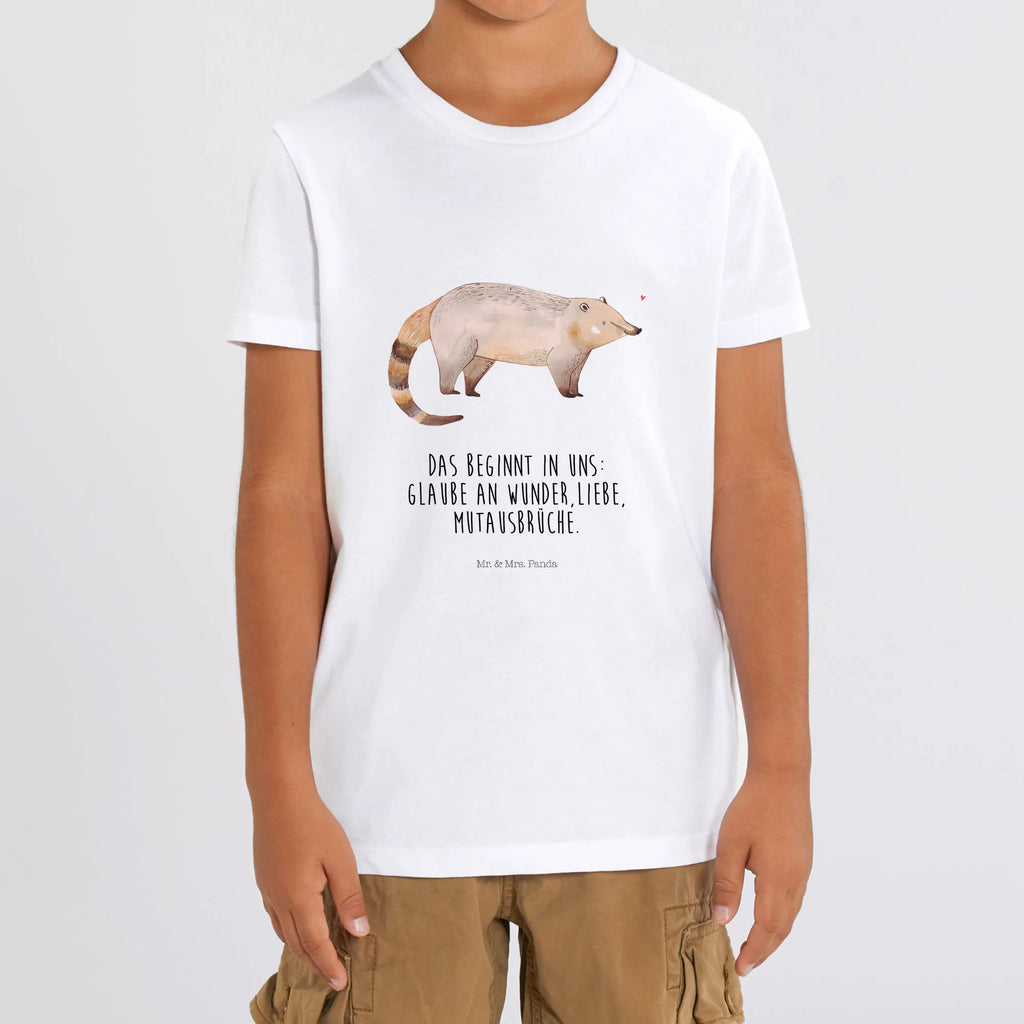 Organic Kinder T-Shirt Nasenbär Kinder T-Shirt, Kinder T-Shirt Mädchen, Kinder T-Shirt Jungen, Tiermotive, Gute Laune, lustige Sprüche, Tiere, Nasenbär, Nasenbären, Rüsselbär, Bär