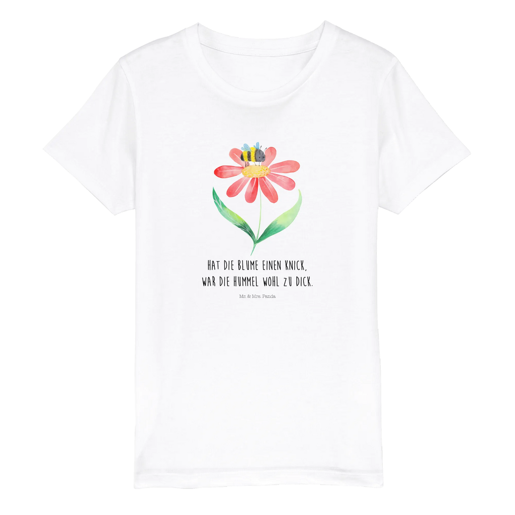 Organic Kinder T-Shirt Hummel Blume Kinder T-Shirt, Kinder T-Shirt Mädchen, Kinder T-Shirt Jungen, Tiermotive, Gute Laune, lustige Sprüche, Tiere, Hummel, Blume, Wespe, Flauschig, Natur, Feld, Hummeln, Biene