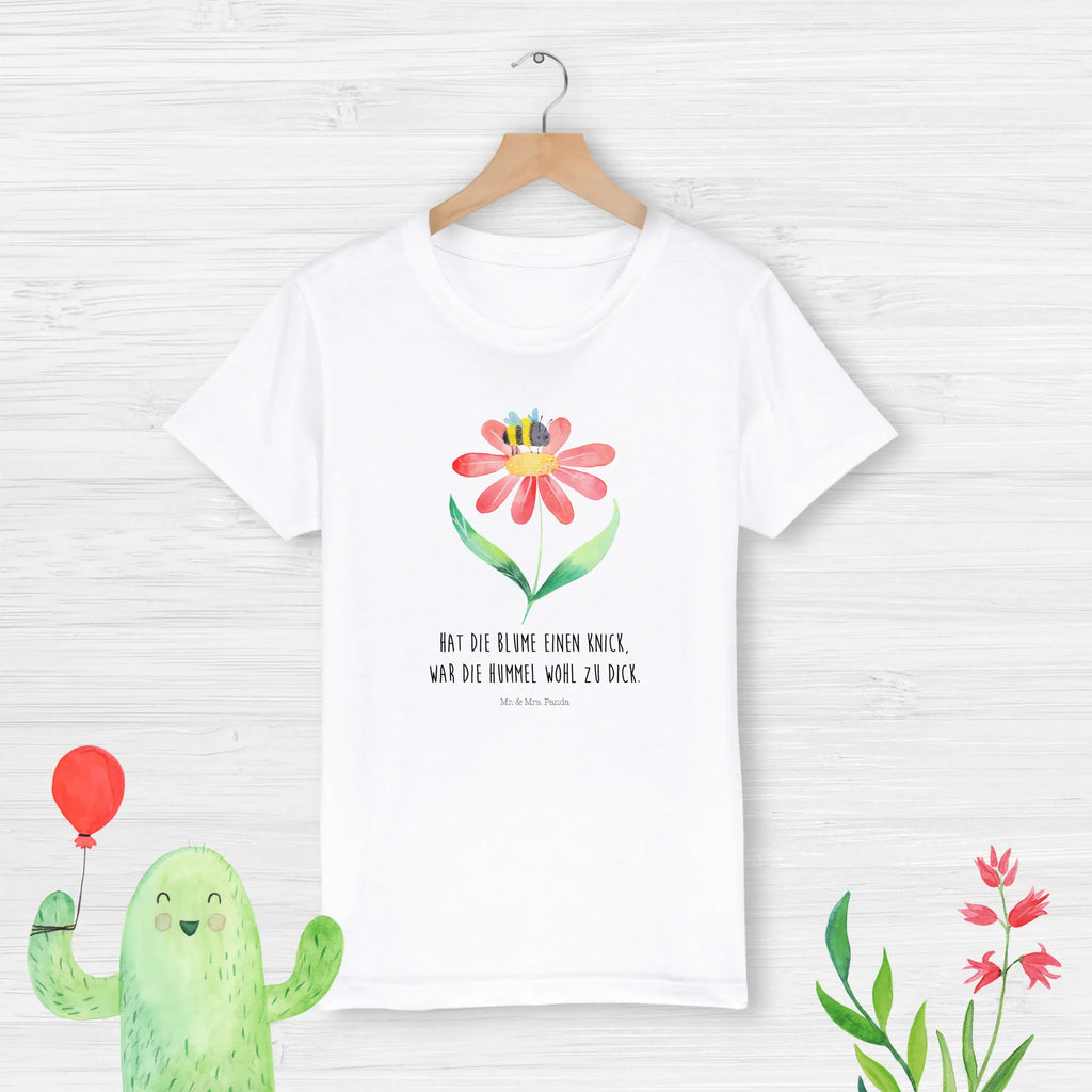 Organic Kinder T-Shirt Hummel Blume Kinder T-Shirt, Kinder T-Shirt Mädchen, Kinder T-Shirt Jungen, Tiermotive, Gute Laune, lustige Sprüche, Tiere, Hummel, Blume, Wespe, Flauschig, Natur, Feld, Hummeln, Biene