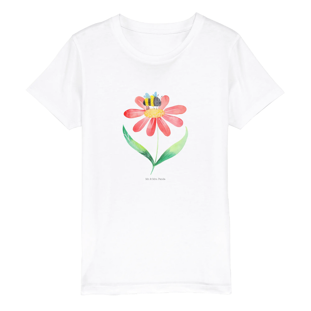 Organic Kinder T-Shirt Hummel Blume Kinder T-Shirt, Kinder T-Shirt Mädchen, Kinder T-Shirt Jungen, Tiermotive, Gute Laune, lustige Sprüche, Tiere, Hummel, Blume, Wespe, Flauschig, Natur, Feld, Hummeln, Biene