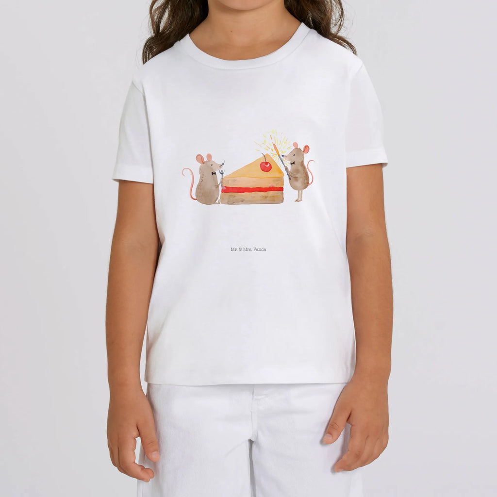 Organic Kinder T-Shirt Mäuse Kuchen Kinder T-Shirt, Kinder T-Shirt Mädchen, Kinder T-Shirt Jungen, Geburtstag, Geburtstagsgeschenk, Geschenk, Kuchen, Maus, Mäuse, Party, Leben, Glück