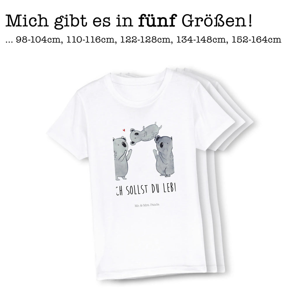 Organic Kinder T-Shirt Koala Feiern Sich Kinder T-Shirt, Kinder T-Shirt Mädchen, Kinder T-Shirt Jungen, Geburtstag, Geburtstagsgeschenk, Geschenk, Koala, Familie, Kind, Eltern, Herz, Liebe