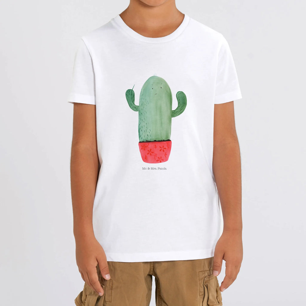 Organic Kinder T-Shirt Kaktus wütend Kinder T-Shirt, Kinder T-Shirt Mädchen, Kinder T-Shirt Jungen, Kaktus, Kakteen, ärgern, Büro, Schule, Büroalltag, Chefin, Kollege, Kollegin, wütend