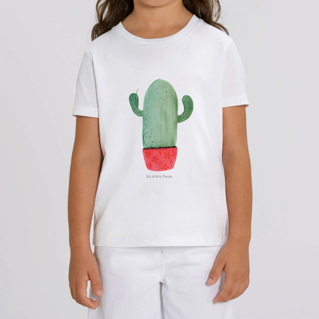 Organic Kinder T-Shirt Kaktus wütend Kinder T-Shirt, Kinder T-Shirt Mädchen, Kinder T-Shirt Jungen, Kaktus, Kakteen, ärgern, Büro, Schule, Büroalltag, Chefin, Kollege, Kollegin, wütend