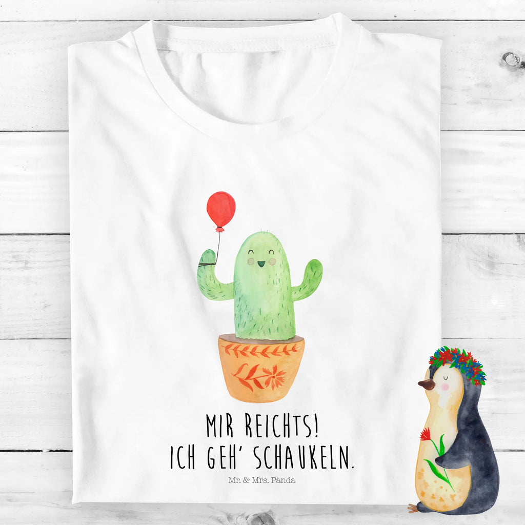 Organic Kinder T-Shirt Kaktus Luftballon Kinder T-Shirt, Kinder T-Shirt Mädchen, Kinder T-Shirt Jungen, Kaktus, Kakteen, Luftballon, Neustart, Freude, Büro, Stress, Büroalltag, Freundin, Freund, Ausbildung, Prüfung