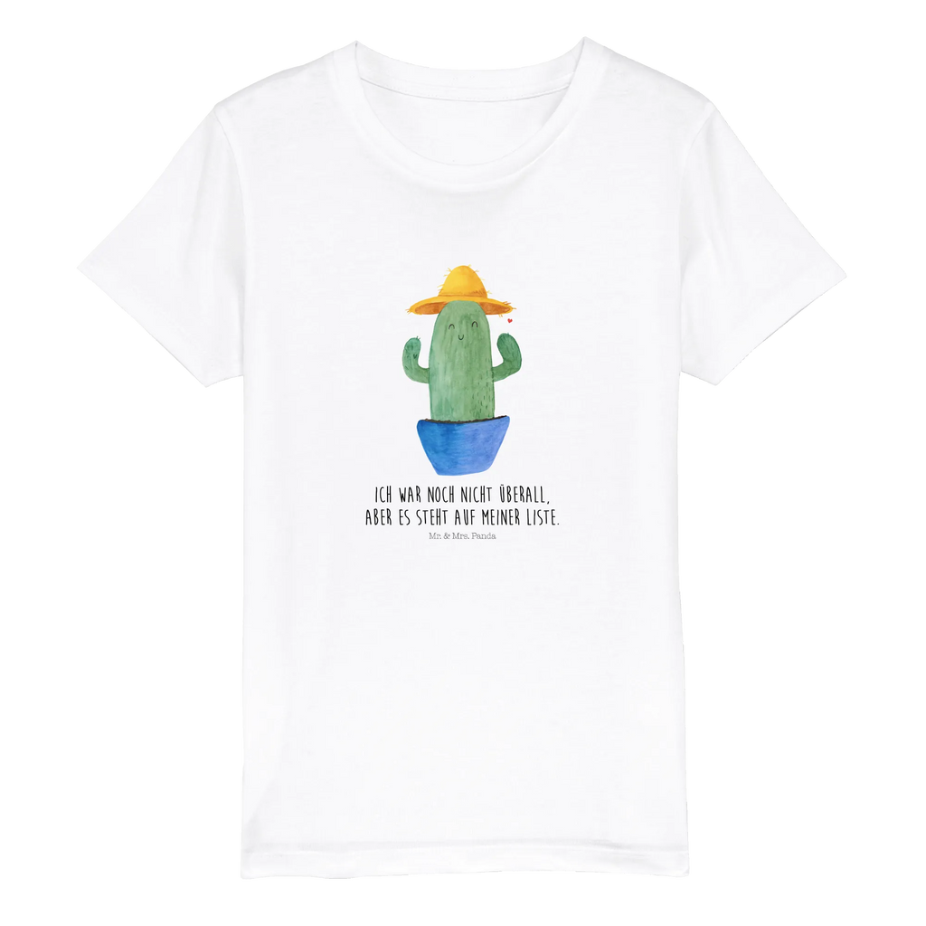 Organic Kinder T-Shirt Kaktus Hut Kinder T-Shirt, Kinder T-Shirt Mädchen, Kinder T-Shirt Jungen, Kaktus, Kakteen, Reisen, Weltreise, Weltenbummler, Reisetagebuch, Städtetrip, Kaktusliebe, Geschenkidee, Spruch, Motivation