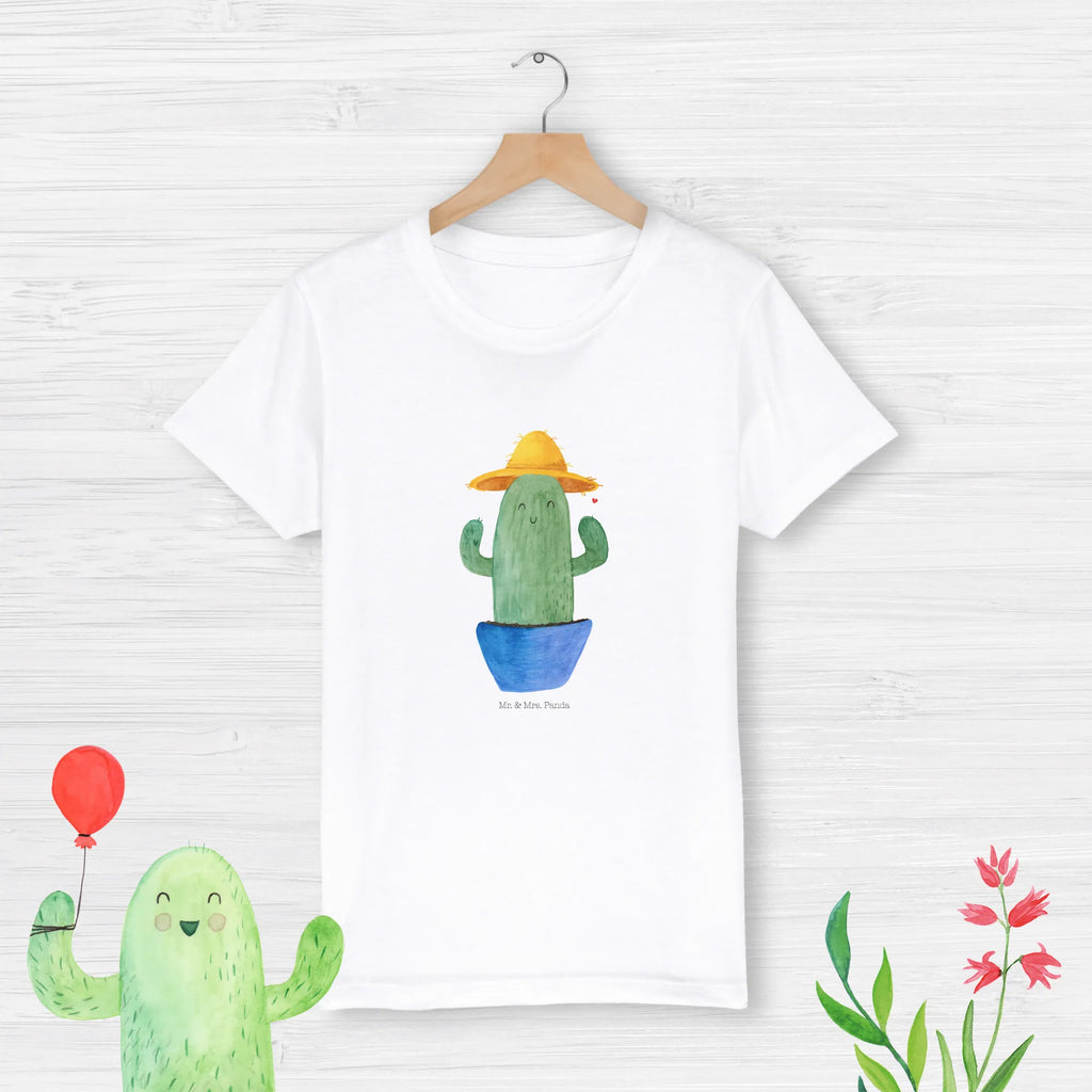 Organic Kinder T-Shirt Kaktus Hut Kinder T-Shirt, Kinder T-Shirt Mädchen, Kinder T-Shirt Jungen, Kaktus, Kakteen, Reisen, Weltreise, Weltenbummler, Reisetagebuch, Städtetrip, Kaktusliebe, Geschenkidee, Spruch, Motivation