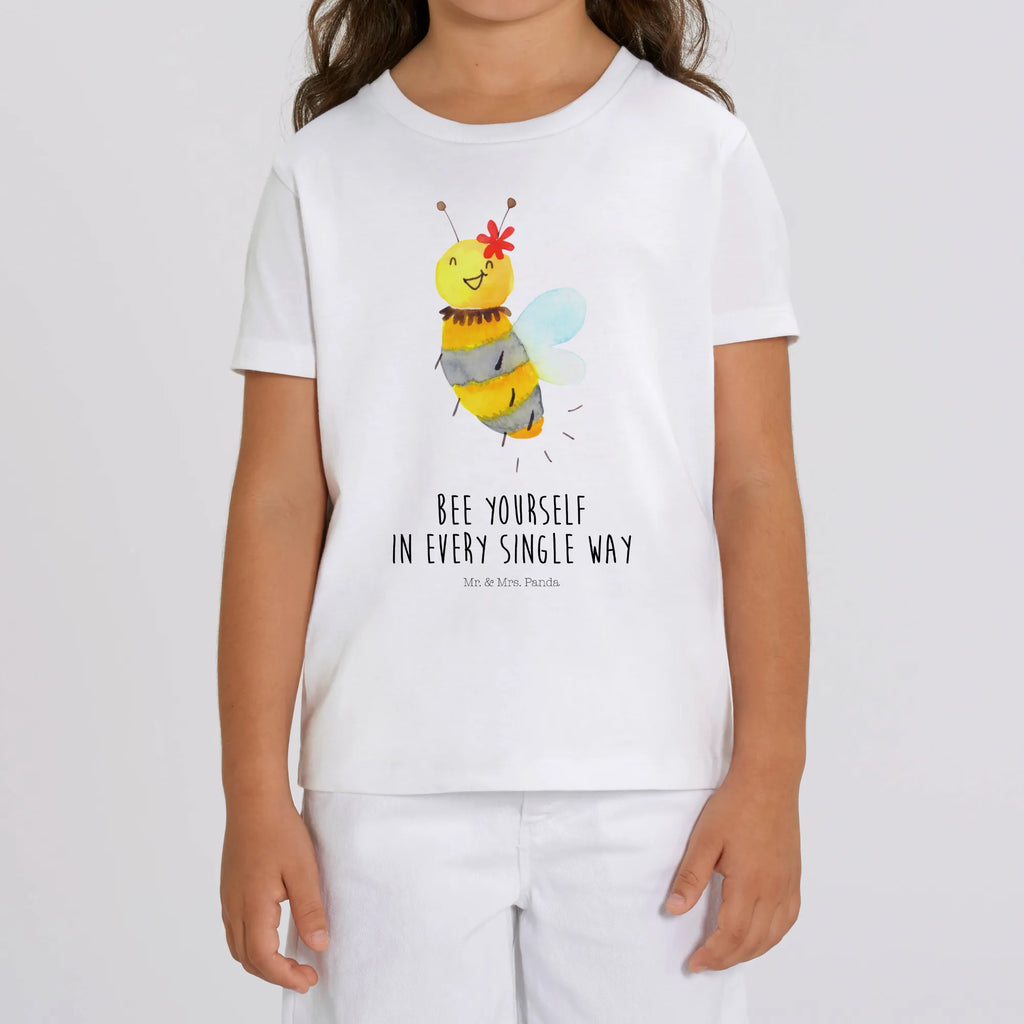 Organic Kinder T-Shirt Biene Blume Kinder T-Shirt, Kinder T-Shirt Mädchen, Kinder T-Shirt Jungen, Biene, Wespe, Hummel