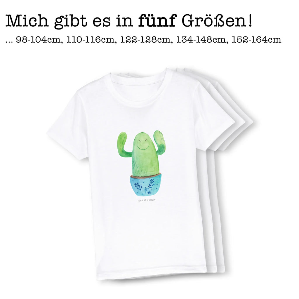 Organic Kinder T-Shirt Kaktus Happy Kinder T-Shirt, Kinder T-Shirt Mädchen, Kinder T-Shirt Jungen, Kaktus, Kakteen, Motivation, Spruch, lustig, Kindersicherung, Neustart, Büro, Büroalltag, Kollege, Kollegin, Freundin, Mutter, Familie, Ausbildung