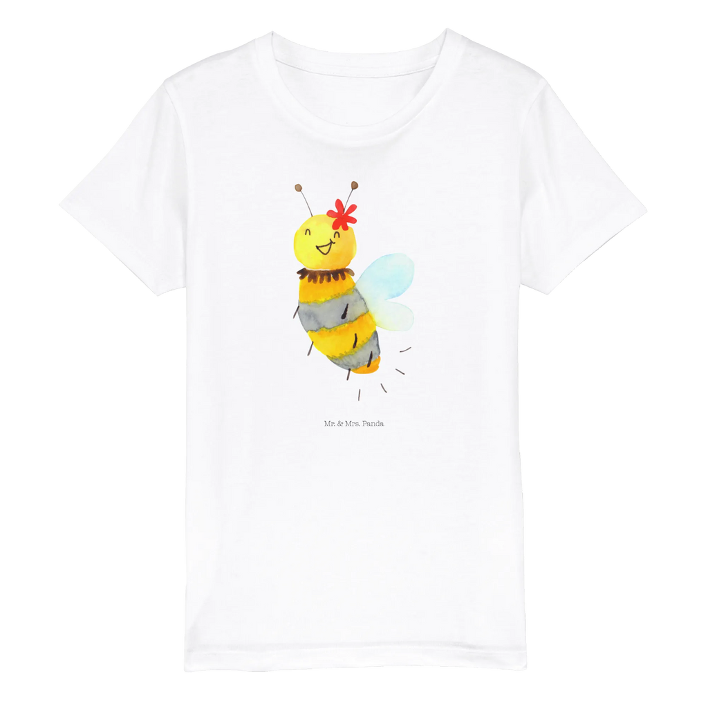 Organic Kinder T-Shirt Biene Blume Kinder T-Shirt, Kinder T-Shirt Mädchen, Kinder T-Shirt Jungen, Biene, Wespe, Hummel