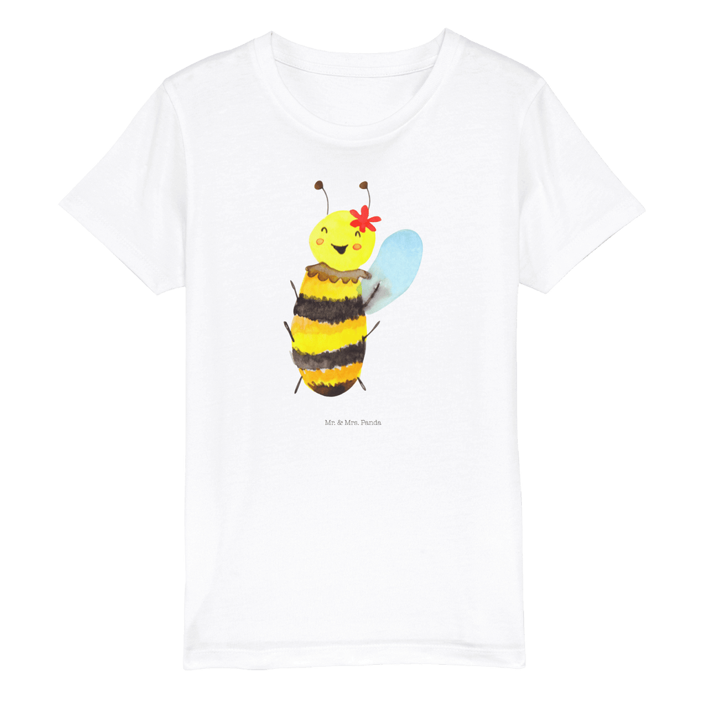 Organic Kinder T-Shirt Biene Happy Kinder T-Shirt, Kinder T-Shirt Mädchen, Kinder T-Shirt Jungen, Biene, Wespe, Hummel