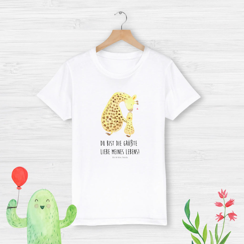 Organic Kinder T-Shirt Giraffe Kind Kinder T-Shirt, Kinder T-Shirt Mädchen, Kinder T-Shirt Jungen, Afrika, Wildtiere, Giraffe, Kind, Mutter, Mama, Tochter, Sohn, Lieblingsmensch