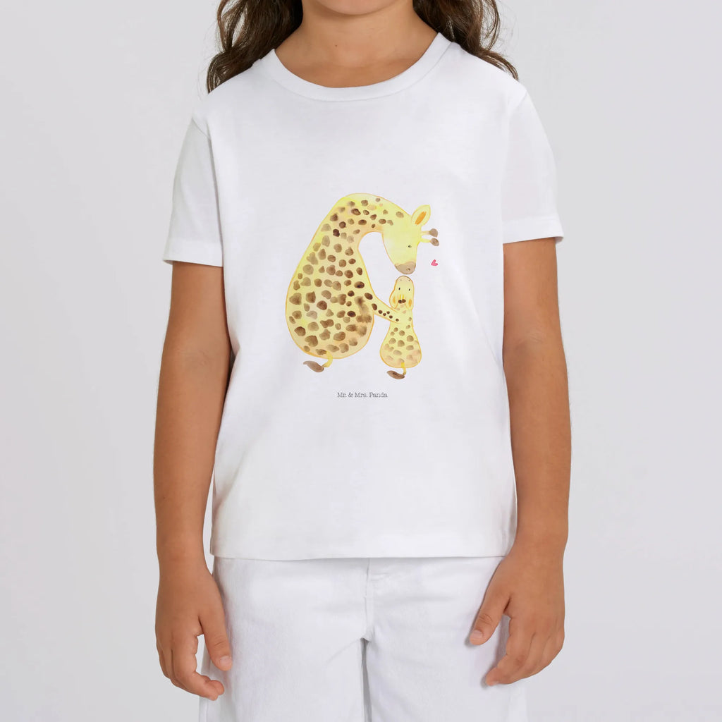 Organic Kinder T-Shirt Giraffe Kind Kinder T-Shirt, Kinder T-Shirt Mädchen, Kinder T-Shirt Jungen, Afrika, Wildtiere, Giraffe, Kind, Mutter, Mama, Tochter, Sohn, Lieblingsmensch