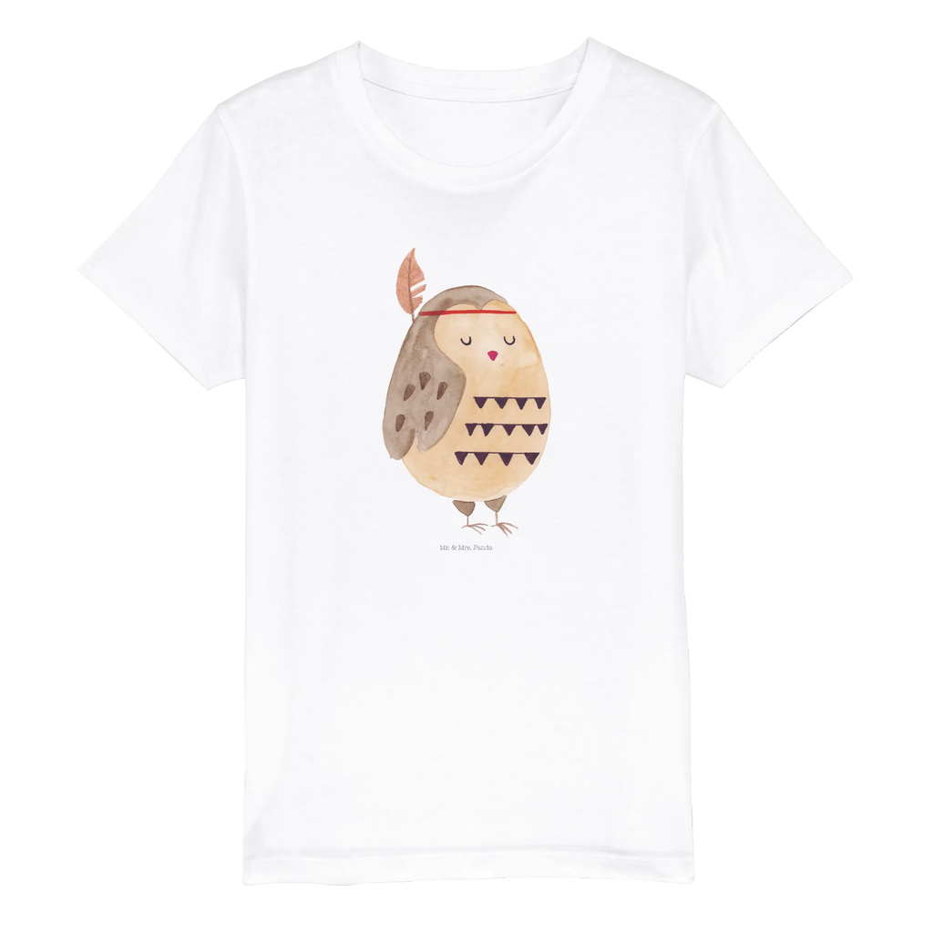 Organic Kinder T-Shirt Eule Federschmuck Kinder T-Shirt, Kinder T-Shirt Mädchen, Kinder T-Shirt Jungen, Eule, Eule Deko, Owl, Das Leben ist ein Abenteuer, Reisespruch, Federschmuck, Dekoration