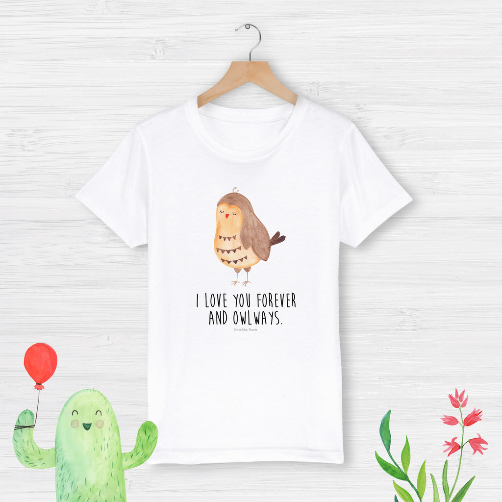 Organic Kinder T-Shirt Eule Zufrieden Kinder T-Shirt, Kinder T-Shirt Mädchen, Kinder T-Shirt Jungen, Eule, Eule Spruch, Eule deko, Owl, Liebe Spruch, Romantisch, Wortspiel lustig, Spruch schön, Geschenk Hochzeitstag