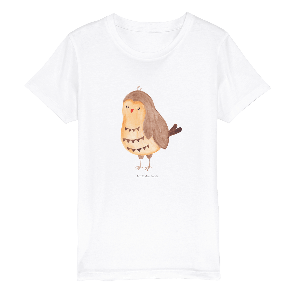 Organic Kinder T-Shirt Eule Zufrieden Kinder T-Shirt, Kinder T-Shirt Mädchen, Kinder T-Shirt Jungen, Eule, Eule Spruch, Eule deko, Owl, Liebe Spruch, Romantisch, Wortspiel lustig, Spruch schön, Geschenk Hochzeitstag