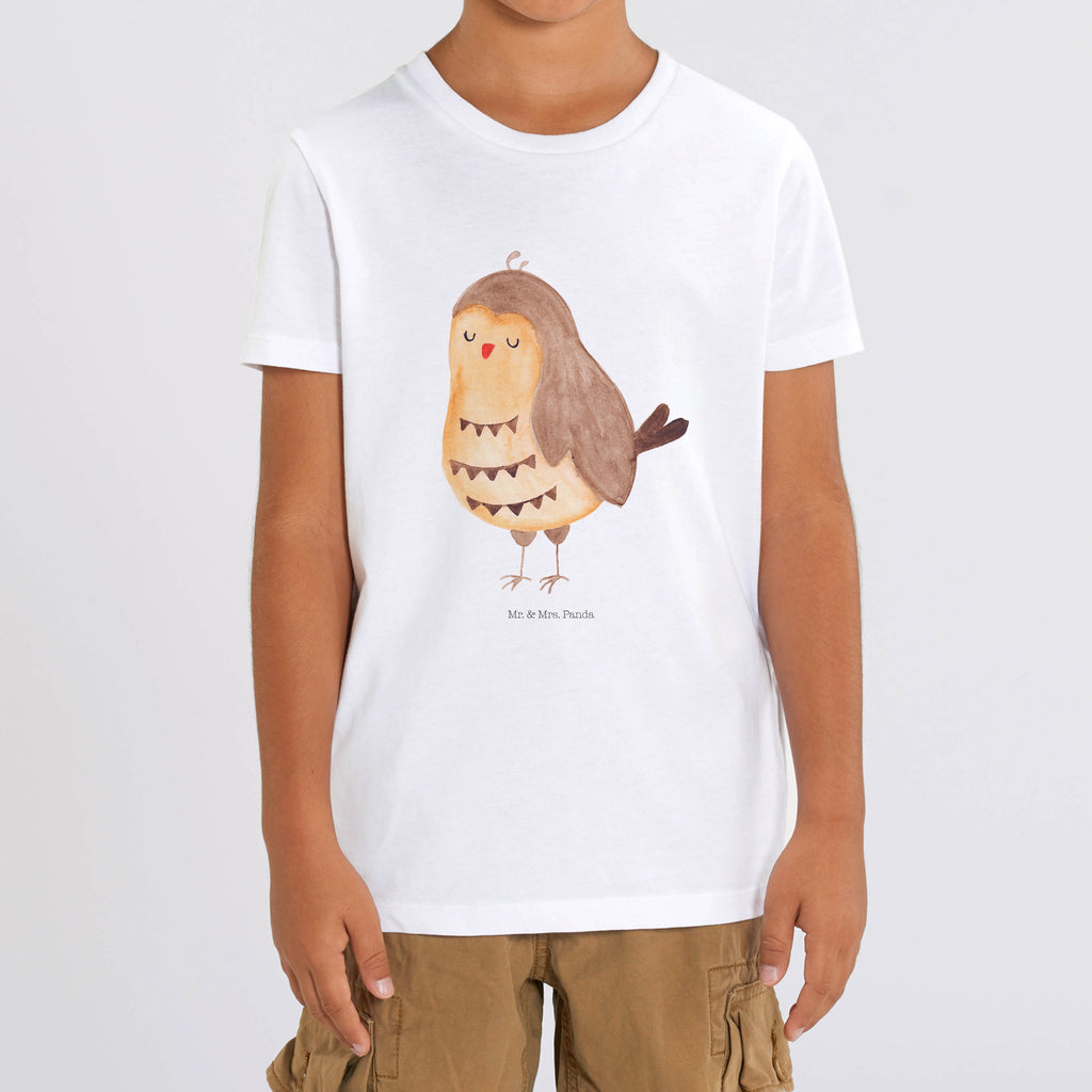 Organic Kinder T-Shirt Eule Zufrieden Kinder T-Shirt, Kinder T-Shirt Mädchen, Kinder T-Shirt Jungen, Eule, Eule Spruch, Eule deko, Owl, Liebe Spruch, Romantisch, Wortspiel lustig, Spruch schön, Geschenk Hochzeitstag