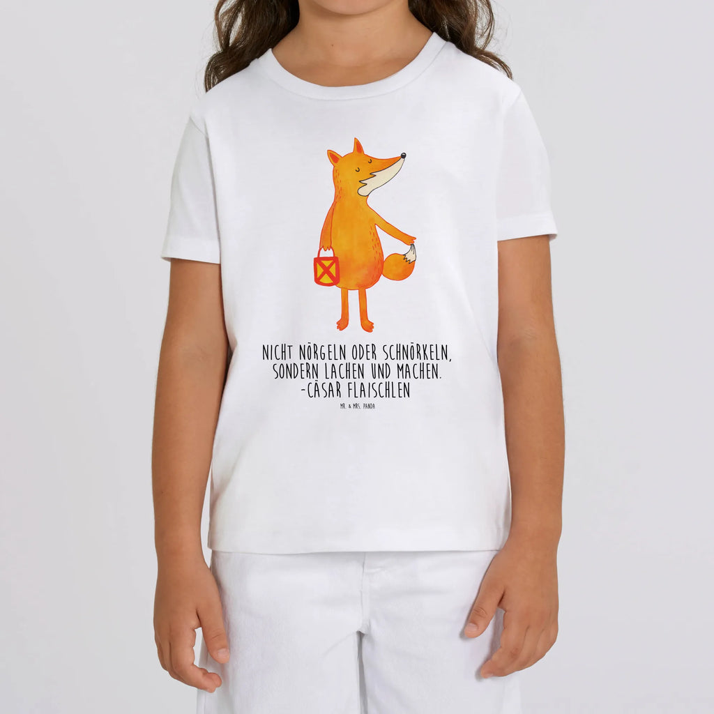 Organic Kinder T-Shirt Fuchs Laterne Kinder T-Shirt, Kinder T-Shirt Mädchen, Kinder T-Shirt Jungen, Fuchs, Füchse, Spruch trösten, Liebeskummer Spruch, Laterne, Sankt Martin, Laternenumzug, Aufmuntern, Cäsar Otto Hugo Flaischlen