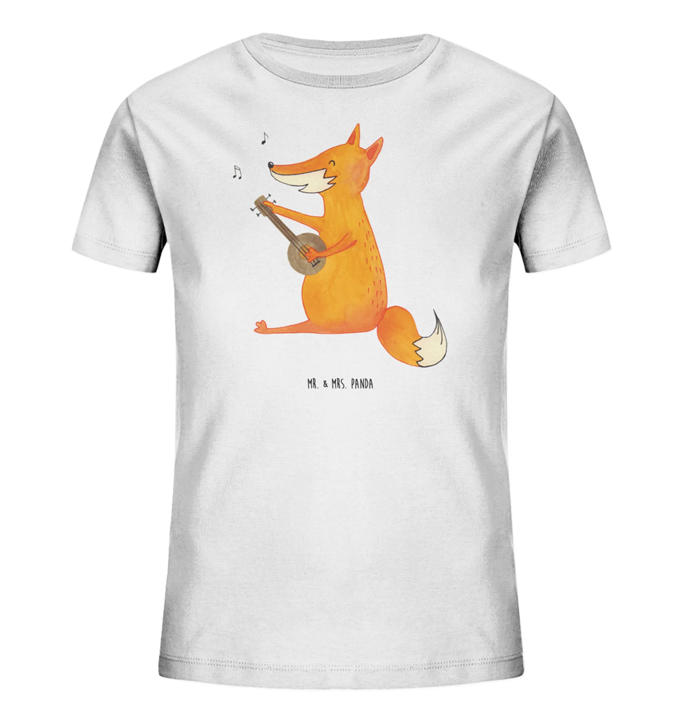 Organic Kinder T-Shirt Fuchs Gitarre Kinder T-Shirt, Kinder T-Shirt Mädchen, Kinder T-Shirt Jungen, Fuchs, Füchse, Geschenk Musiker, Musik Spruch, Musikerin, Sänger, Sängerin, Gitarre