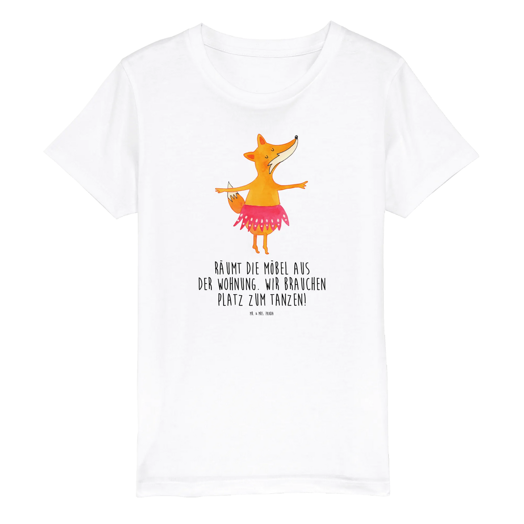 Organic Kinder T-Shirt Fuchs Ballerina Kinder T-Shirt, Kinder T-Shirt Mädchen, Kinder T-Shirt Jungen, Fuchs, Fuchs Spruch, Füchse, Füchsin, Ballerina, Ballett, Tänzerin, Tanzen, Party, Einladung, Geburtstag