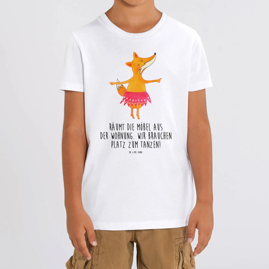 Organic Kinder T-Shirt Fuchs Ballerina Kinder T-Shirt, Kinder T-Shirt Mädchen, Kinder T-Shirt Jungen, Fuchs, Fuchs Spruch, Füchse, Füchsin, Ballerina, Ballett, Tänzerin, Tanzen, Party, Einladung, Geburtstag